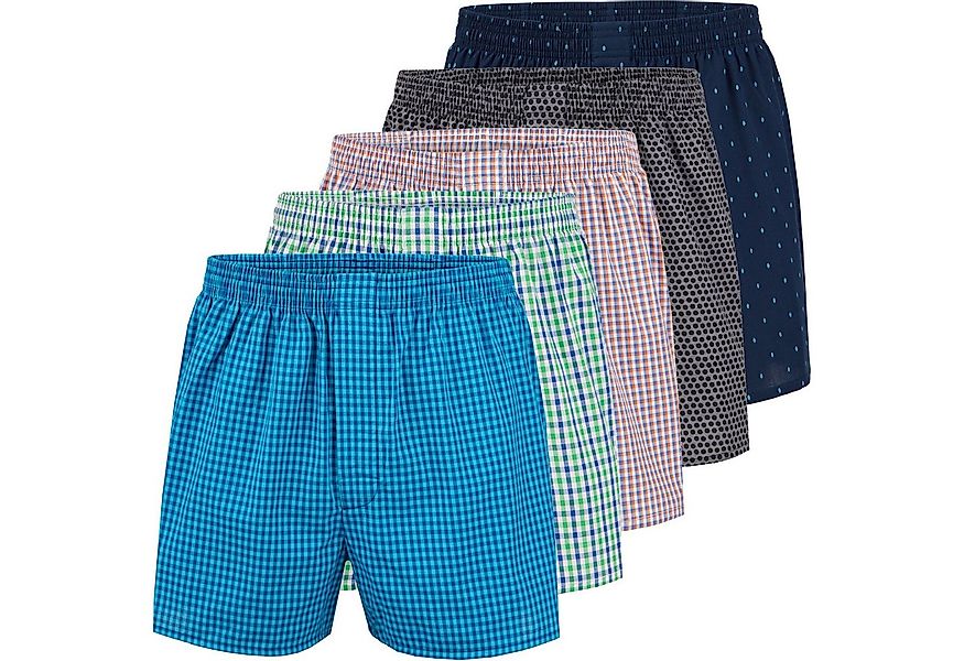 City Life Boxershorts City Life Herren Webboxer 5er Pack Baumwolle desortie günstig online kaufen