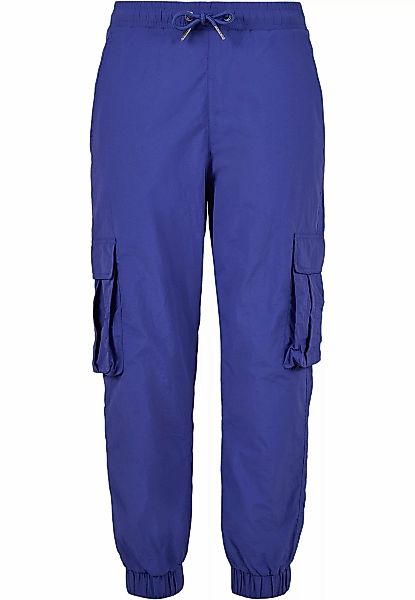 URBAN CLASSICS Cargohose "Urban Classics Damen Ladies High Waist Crinkle Ny günstig online kaufen