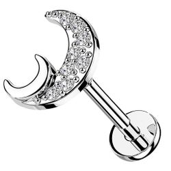 Taffstyle Piercing-Set Labret Piercing flache Rückseite günstig online kaufen