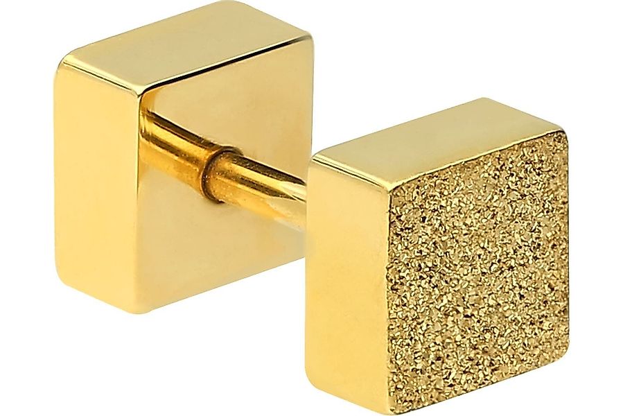 PIERCINGLINE Fake-Ear-Plug Chirurgenstahl Fake Plug QUADRAT günstig online kaufen