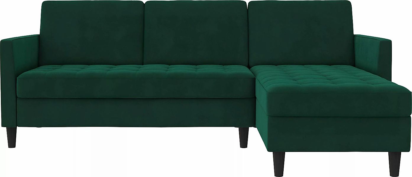 Dorel Home Ecksofa »Presley, L-Form,«, Ecksofa mit Bett-Funktion und Staura günstig online kaufen
