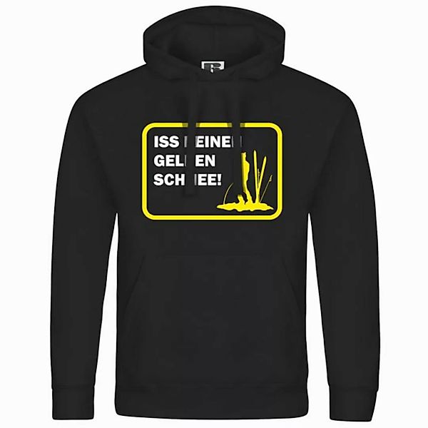 deinshirt Kapuzenpullover Herren Kapuzenpullover Iss keinen gelben Schnee M günstig online kaufen