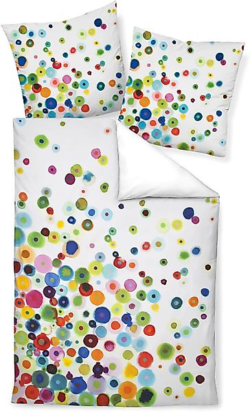 Janine Bettwäsche "modern art 42030" 2 Stk. tlg. mit Reißverschluss günstig online kaufen