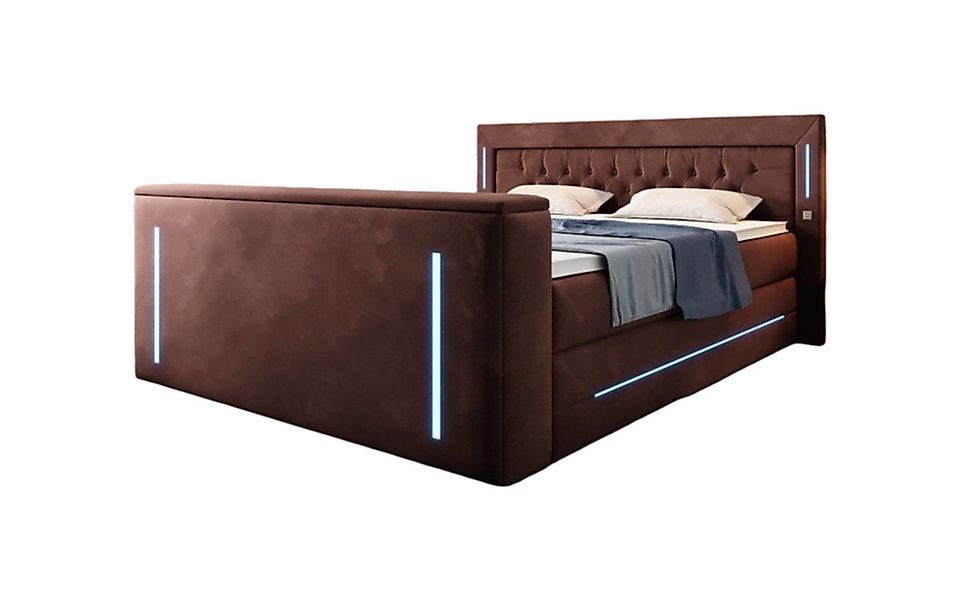 Luxusbetten24 Boxspringbett Divalo, mit TV Lift günstig online kaufen