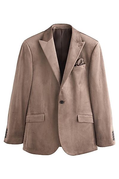 Next Sakko Self Slim Fit Sakko aus Samt mit Revers (1-tlg) günstig online kaufen