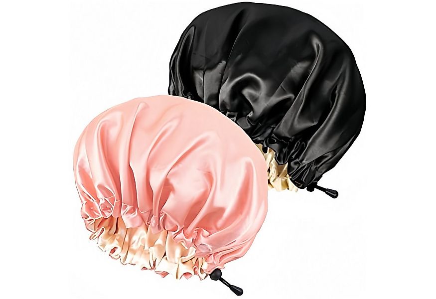 FOUORTUNATE-BEE Duschhaube 2er-Set verstellbare Damen-Schlafhauben, doppels günstig online kaufen