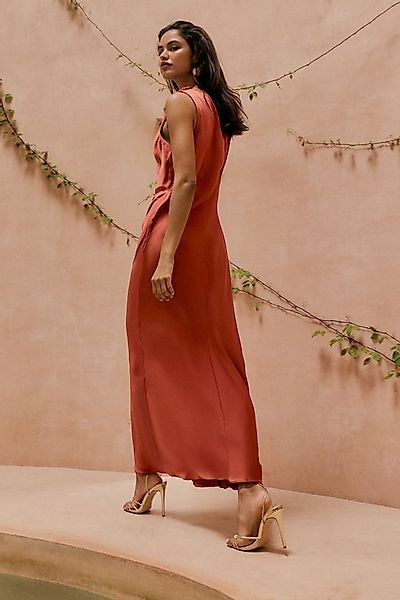 Friends Like These Midikleid Friends Like These Satin-Midikleid, Kurzgröße günstig online kaufen