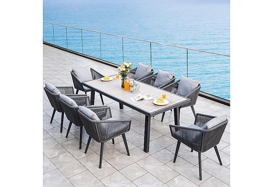 Rainsworth Gartenlounge-Set Gartenlounge set rattan set für 4 Personen,6 Pe günstig online kaufen
