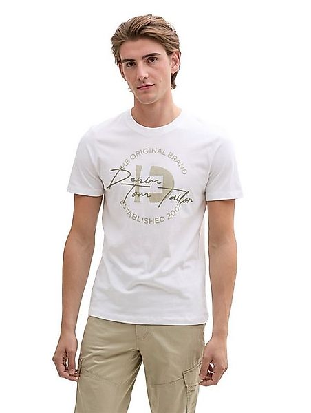 TOM TAILOR Denim T-Shirt mit Frontprint günstig online kaufen