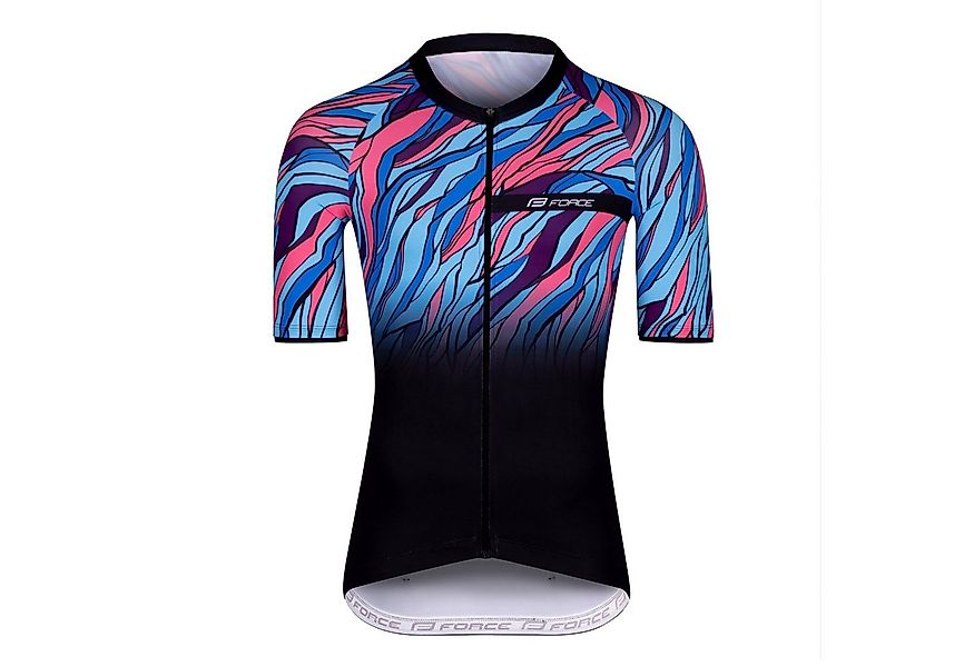 FORCE Radtrikot Jersey LIFE kurzarm, Blau %%% günstig online kaufen