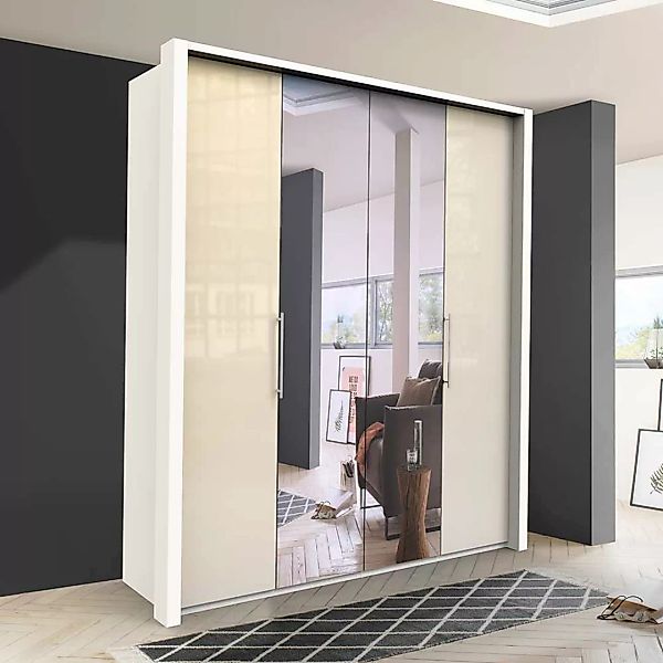 Schlafzimmerschrank mit Spiegeltür modernem Design günstig online kaufen
