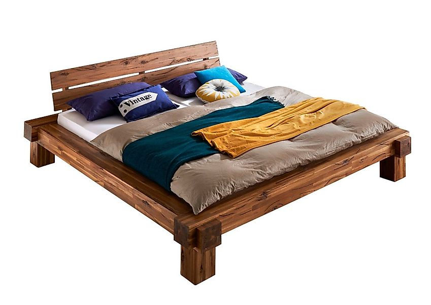 SAM® Holzbett Elke, Akazienholz massiv, Doppelbett günstig online kaufen