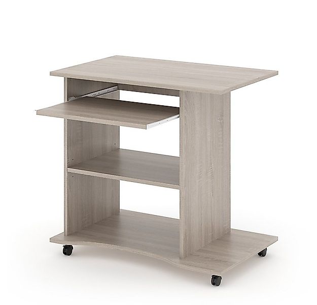 Vicco Laptoptisch Harm, Sonoma, 80 x 50 cm günstig online kaufen