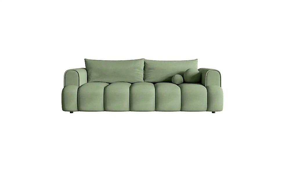 Selsey Schlafsofa   Dandelino ¦ grün ¦ Maße (cm): B: 250 H: 90 Polstermöbel günstig online kaufen