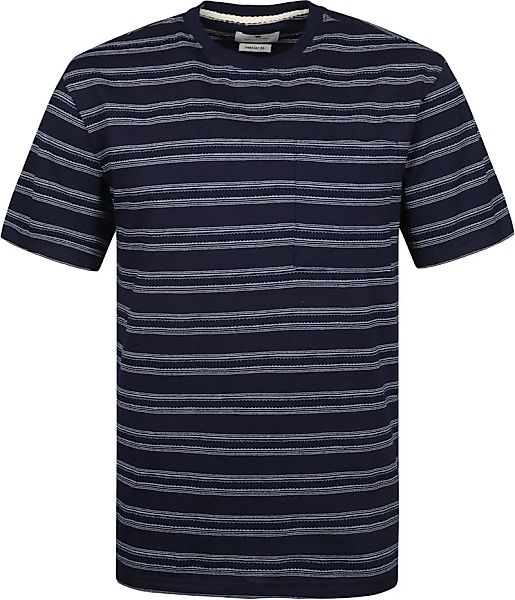 Anerkjendt T-shirt Kikki Streifen Dunkelblau - Größe S günstig online kaufen