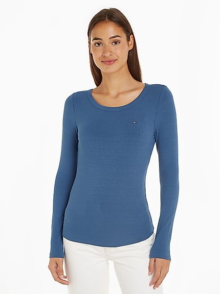 Tommy Hilfiger Langarmshirt SLIM 5X2 RIB günstig online kaufen