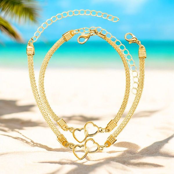 KARMA Schmuckset Fußkettchen und Armband Silber günstig online kaufen