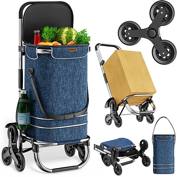 Einkaufstrolley Treppensteiger Blau günstig online kaufen