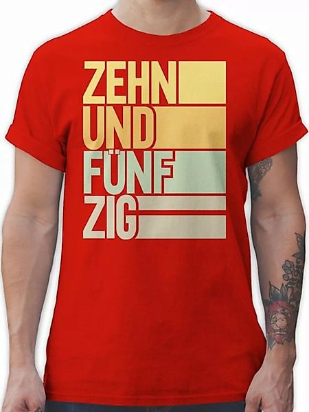 Shirtracer T-Shirt Zehnundfünfzig - 60. Geburtstag - Herren Premium T-Shirt günstig online kaufen