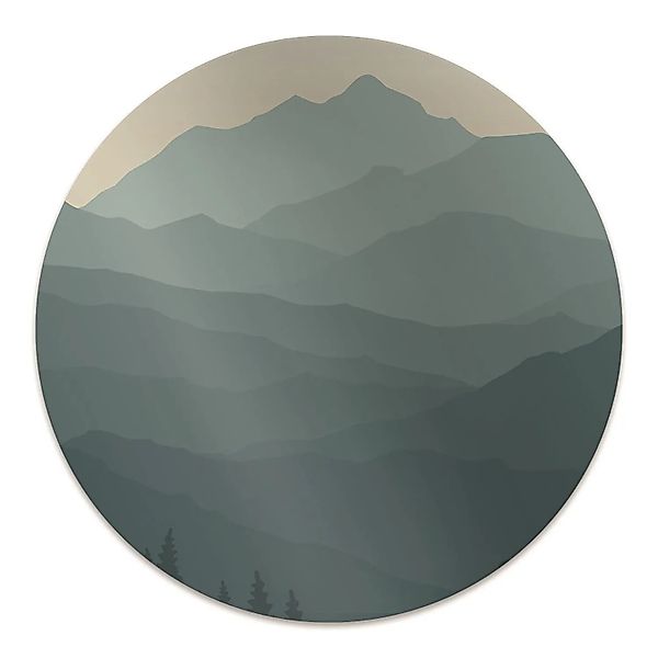 Tulup Bodenschutzmatte Wald Fußbodenschutz 100x100 cm Blau Bürostuhlmatte S günstig online kaufen