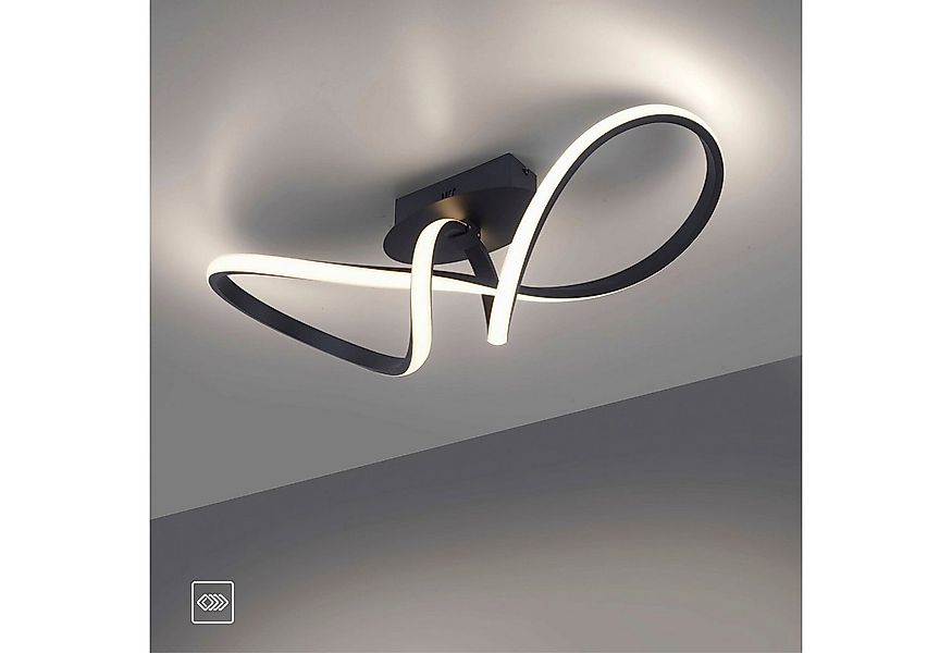 JUST LIGHT Deckenleuchte MARIA, LED fest integriert, Warmweiß, LED, dimmbar günstig online kaufen