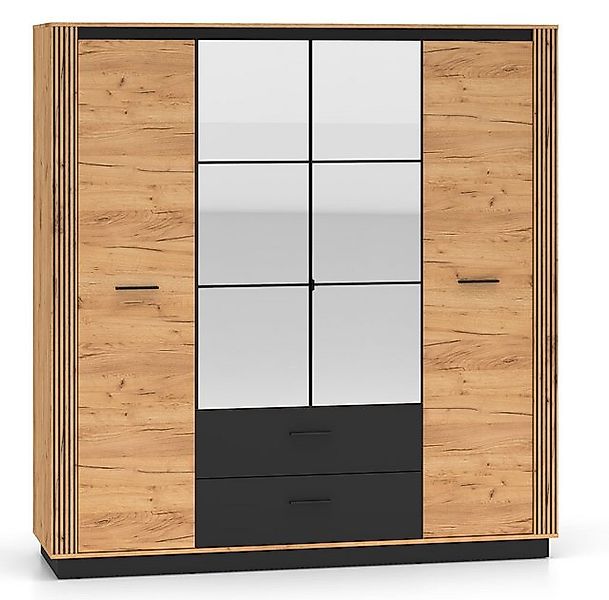 Feldmann-Wohnen Kleiderschrank Urso (mit Türen, mit Einlegeböden, mit Kleid günstig online kaufen