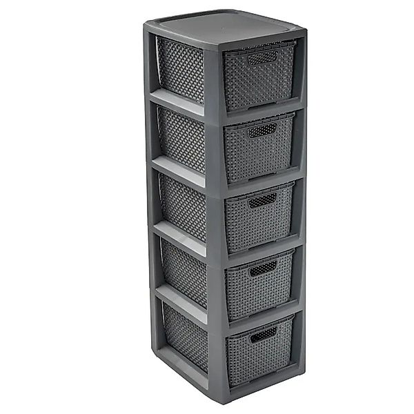 BranQ Regal 1728, Rattanregal mit 5 günstig online kaufen