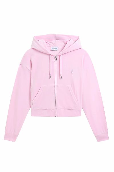Juicy Couture Kapuzennickijacke "ICCLE OUTLINE CROPPED HOODIE. Damen" mit K günstig online kaufen