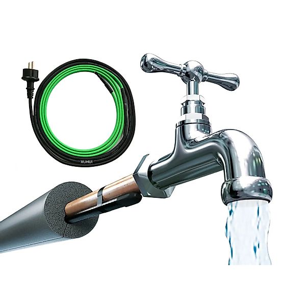 FM-SOLAR Heizkabel 37m Rohrbegleitheizung Frostschutz Wasserleitung Heizban günstig online kaufen