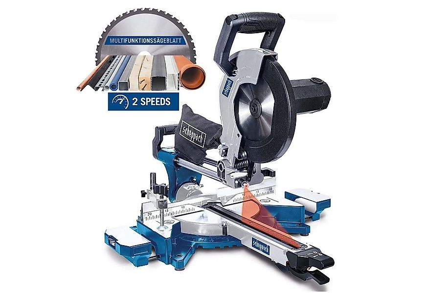 Scheppach Zug- und Kappsäge Scheppach HM110MP Zugsäge Kappsäge Gehrungssäge günstig online kaufen