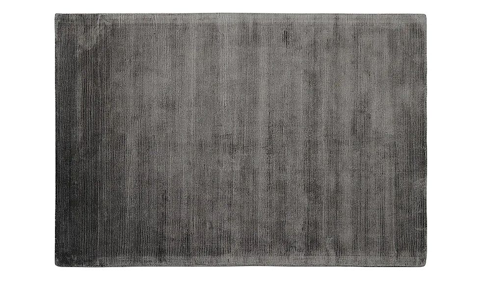 como Handloom-Teppich  Hiver ¦ grau ¦ Viskose,Baumwolle ¦ Maße (cm): B: 190 günstig online kaufen