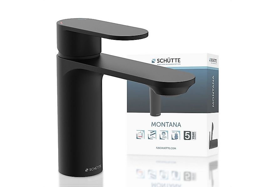 Schütte Waschtischarmatur MONTANA Wasserhahn Ablaufgarnitur Exzenter Energi günstig online kaufen