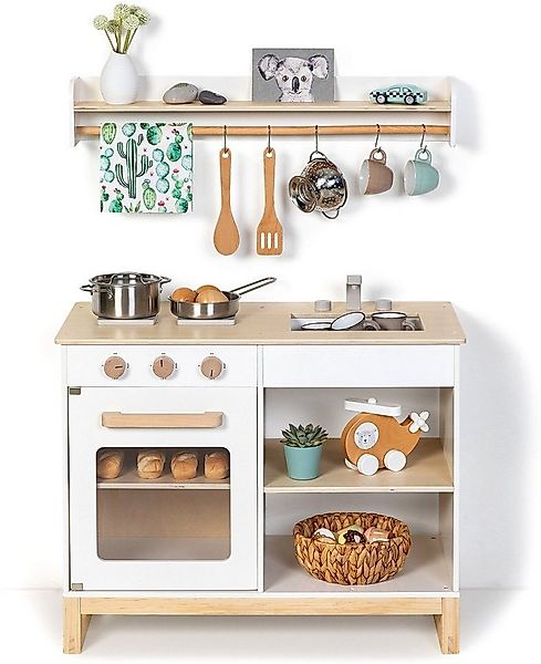 MUSTERKIND® Spielküche Magnolia, weiß/natur günstig online kaufen