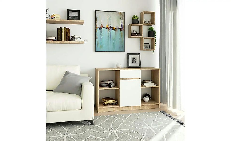 Kommode  Berta ¦ mehrfarbig ¦ Maße (cm): B: 120 H: 77 Kommoden & Sideboards günstig online kaufen