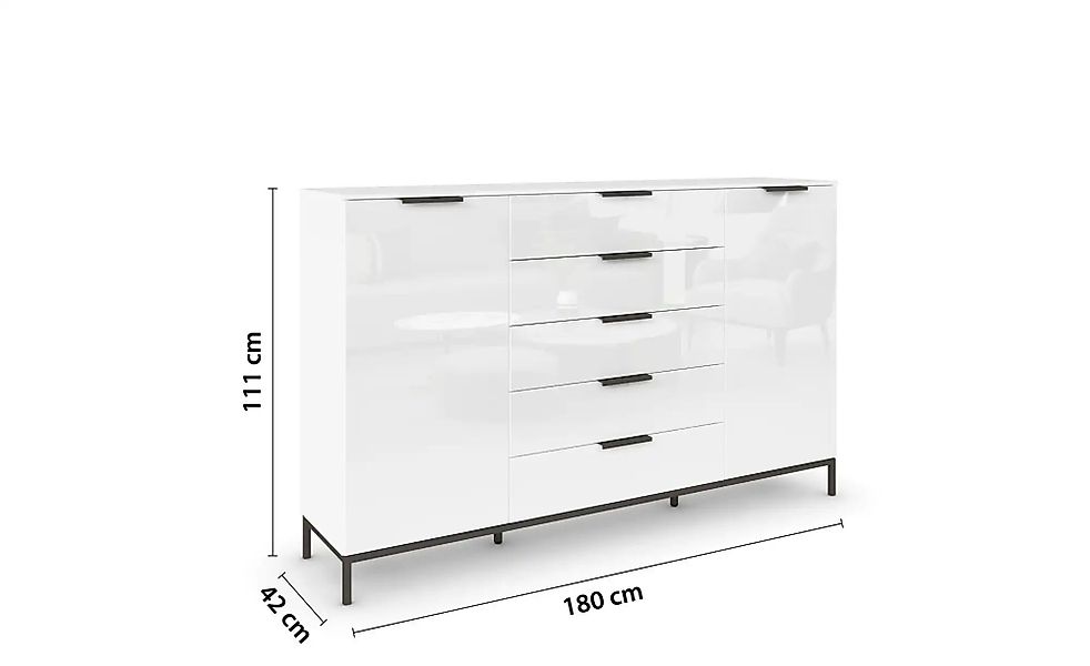 rauch Schubkastenkommode "Kommode Türkommode Sideboard Kombikommode FLIPP m günstig online kaufen