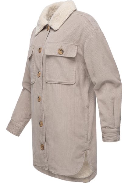 Ragwear Cordjacke "Kyoka" ohne Kapuze Stylische Damen Jacke aus Cord mit fl günstig online kaufen
