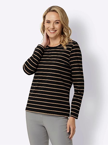 Classic Basics Langarmshirt "Streifenshirt" 1 Stk. tlg. günstig online kaufen