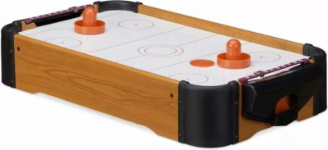 relaxdays Airhockey Tischspiel braun günstig online kaufen