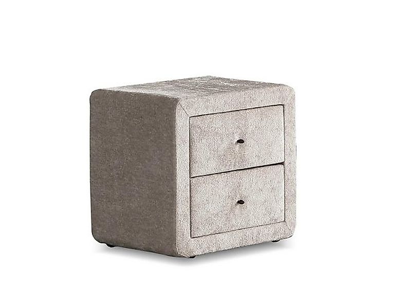 abc bedding Boxspringbett Komfortbett SOFIA mit Bouclé Teddy Stoff in Beige günstig online kaufen
