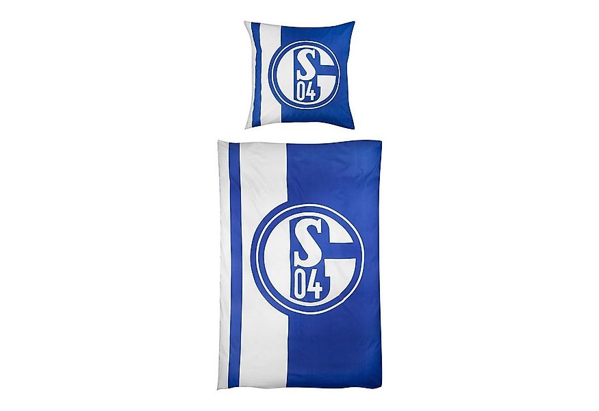 FC Schalke 04 Bettwäsche Bettwäsche Wende, Renforcé, 2 teilig günstig online kaufen