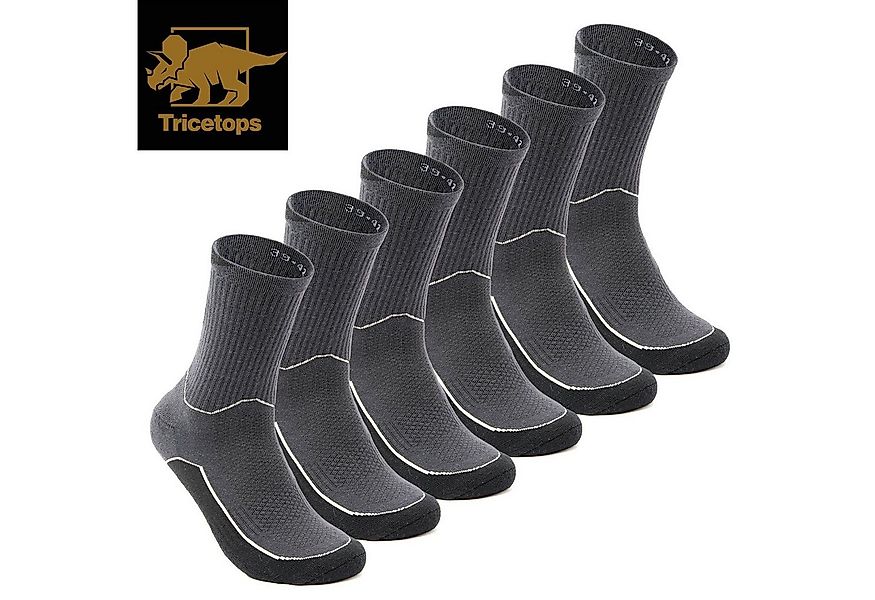Tricetops Sportsocken TS02M Wandersocken Herren Arbeitssocken 3 / 6 Paar Sp günstig online kaufen