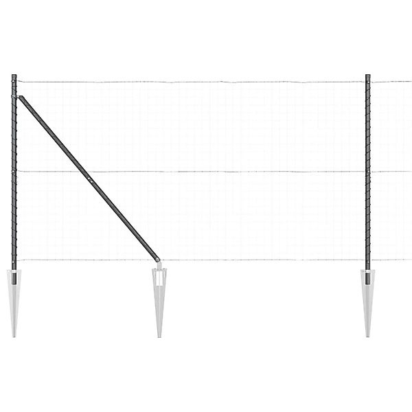 vidaXL Zaunpfosten 26 Stk Grau 3,2 x 3,2 x 160 cm 3350193 günstig online kaufen