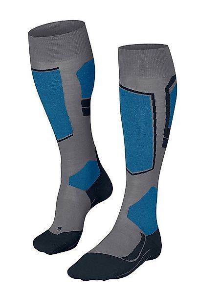 FALKE Skisocken SK4 Advanced (optimale Passform) grau/blau Herren - 1 Paar günstig online kaufen
