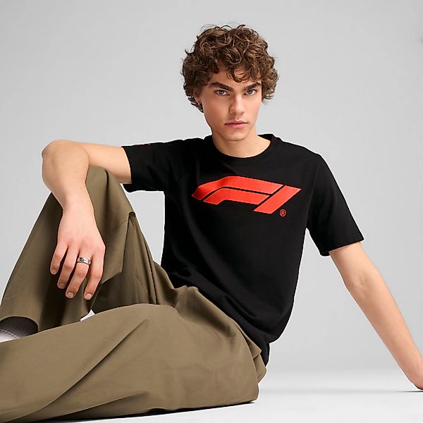 PUMA T-Shirt "F1 ESS LOGO TEE 180G" Regular Fit, Kurzarm, für Motorsport-Fa günstig online kaufen