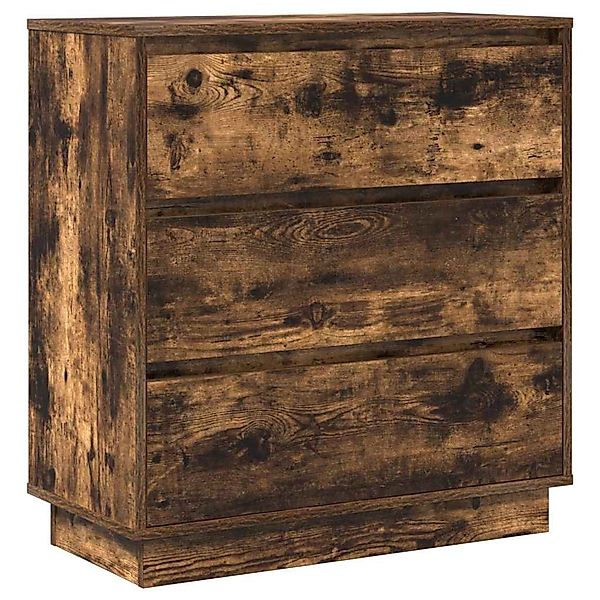 vidaXL Nachttisch mit Räuchereiche 71 x 34,5 x 75 cm Holzwerkstoff 869638 günstig online kaufen