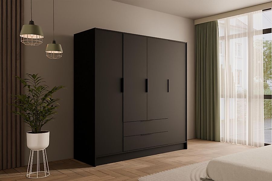 ALTDECOR Drehtürenschrank KOLIN (Kleiderschrank Garderobenschrank mit günstig online kaufen