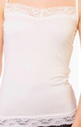 Muse Spaghettitop Spaghettitop mit Spitze 8008 günstig online kaufen