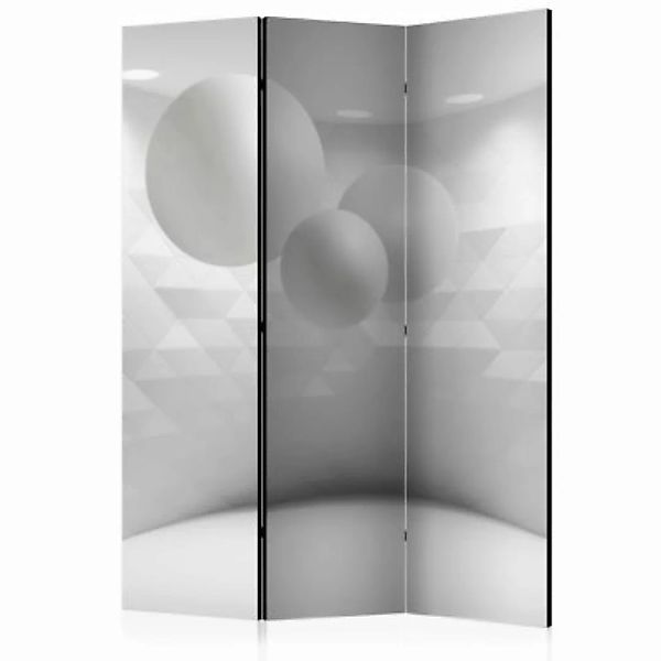 artgeist Paravent Geometric Room [Room Dividers] schwarz/weiß Gr. 135 x 172 günstig online kaufen
