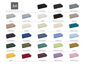 BETTWAESCHE-MIT-STIL Spannbettlaken Jersey Spannbettlaken, Matratzenhöhe 12 günstig online kaufen