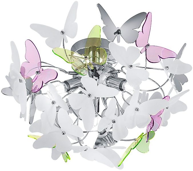 Reality Leuchten Deckenleuchte Butterfly, Deckenlampe in Schmetterlings-Opt günstig online kaufen